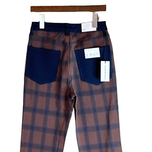 Weworewhat Women's Color Block Icon Jean Brown Navy Size 26 NWT - Picture 7 of 9